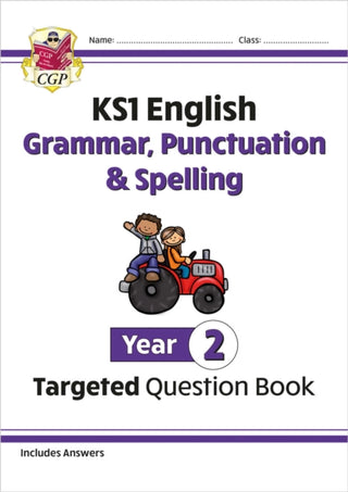 Cover image for 9781782941927 - KS1 English Year 2 Grammar, Punctuation & Spelling Targeted Question Book (with Answers)