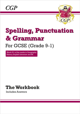 Supplemental image for 9781782942191 - GCSE Spelling, Punctuation and Grammar Workbook (includes Answers)