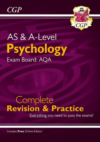 Cover image for 9781782943303 - A-Level and AS Psychology: AQA Complete Revision & Practice with Online Edition (For exams in 2026)