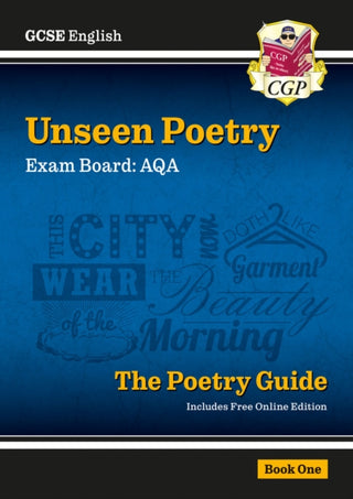 Supplemental image for 9781782943648 - GCSE English AQA Unseen Poetry Guide - Book 1 includes Online Edition