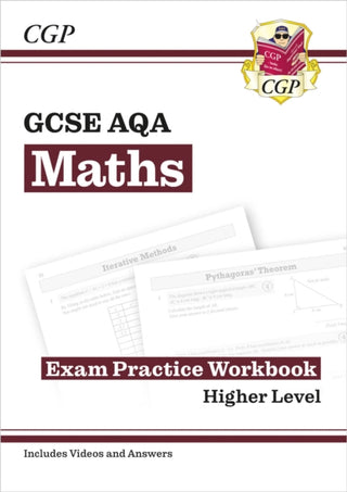 Cover image for 9781782943945 - GCSE Maths AQA Exam Practice Workbook: Higher - includes Video Solutions and Answers