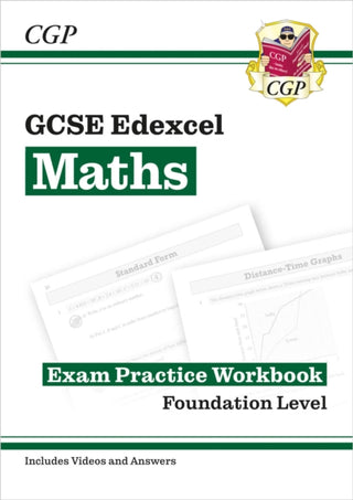 Cover image for 9781782943990 - GCSE Maths Edexcel Exam Practice Workbook: Foundation - includes Video Solutions and Answers
