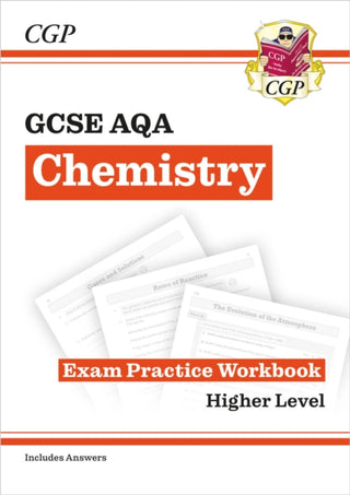 Cover image for 9781782944935 - New GCSE Chemistry AQA Higher Exam Practice Workbook with CGP RevisionHub