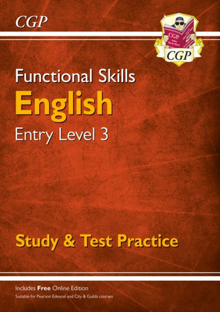 Cover image for 9781782946311 - Functional Skills English Entry Level 3 - Study & Test Practice