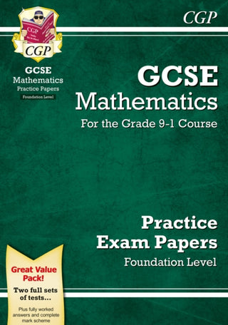 Cover image for 9781782946649 - GCSE Maths Practice Papers: Foundation