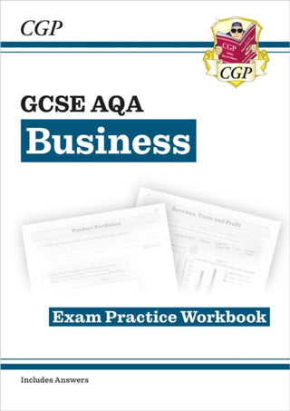 Cover image for 9781782946922 - GCSE Business AQA Exam Practice Workbook (includes Answers)