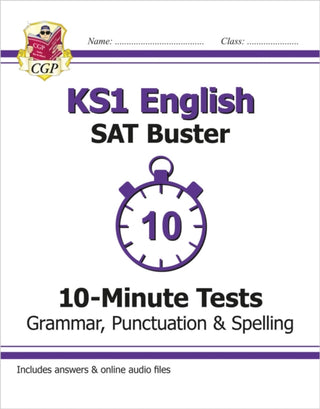 Cover image for 9781782947066 - KS1 English SAT Buster 10-Minute Tests: Grammar, Punctuation & Spelling