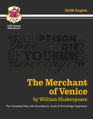 Cover image for 9781782948506 - The Merchant of Venice - The Complete Play with Annotations, Audio and Knowledge Organisers