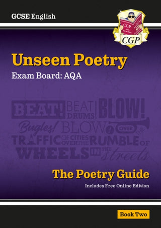 Cover image for 9781782949268 - GCSE English AQA Unseen Poetry Guide - Book 2 includes Online Edition