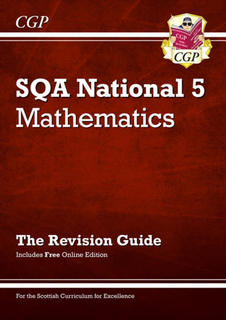 Cover image for 9781782949435 - National 5 Maths: SQA Revision Guide with Online Edition