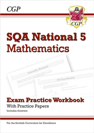 Cover image for 9781782949442 - National 5 Maths: SQA Exam Practice Workbook - includes Answers