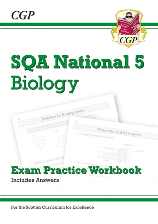 Cover image for 9781782949923 - National 5 Biology: SQA Exam Practice Workbook - includes Answers