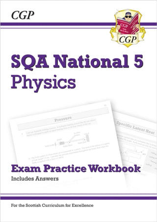 Cover image for 9781782949947 - National 5 Physics: SQA Exam Practice Workbook - includes Answers