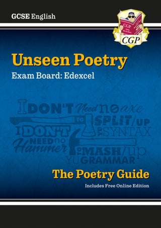 Cover image for 9781782949992 - GCSE English Edexcel Unseen Poetry Guide includes Online Edition