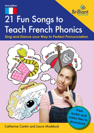 Cover image for 9781783173587 - 21 Fun Songs toTeach French Phonics