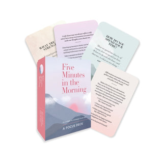 Cover image for 9781783255344 - Five Minutes in the Morning: A Focus Card Deck