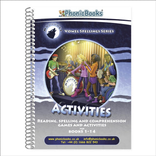 Cover image for 9781783692859 - Phonic Books Moon Dogs Set 3 Vowel Spellings Activities