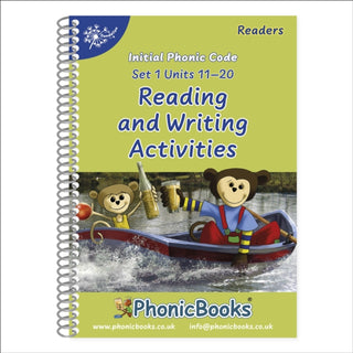 Cover image for 9781783693085 - Phonic Books Dandelion Readers Reading and Writing Activities Set 1 Units 11-20