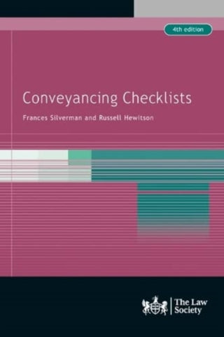 Supplemental image for 9781784461591 - Conveyancing Checklists