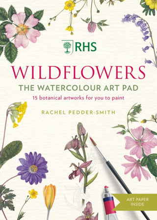 Supplemental image for 9781784728878 - RHS Wildflowers Watercolour Art Pad