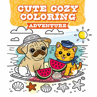Supplemental image for 9781784947323 - Cute Cozy Coloring: Adventure