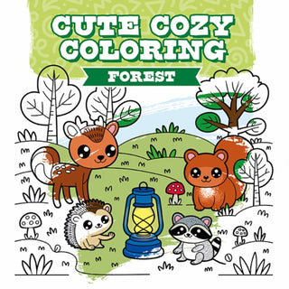 Cover image for 9781784947330 - Cute Cozy Coloring: Forest