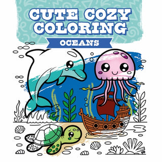 Cover image for 9781784947347 - Cute Cozy Coloring: Oceans