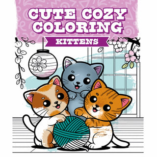 Supplemental image for 9781784947378 - Cute Cozy Coloring: Kittens