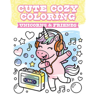 Cover image for 9781784947569 - Cute Cozy Coloring: Unicorns & Friends
