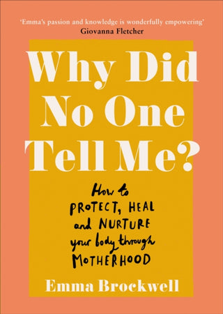 Cover image for 9781785043369 - Why Did No One Tell Me?