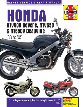 Cover image for 9781785210402 - Honda NTV600 Revere, NTV650 & NTV650V Deauville (88-05)