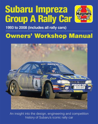 Supplemental image for 9781785211102 - Subaru Impreza Group A Rally Car Owners' Workshop Manual