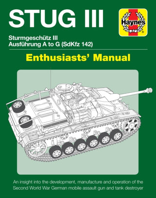Cover image for 9781785212130 - Stug IIl Enthusiasts' Manual