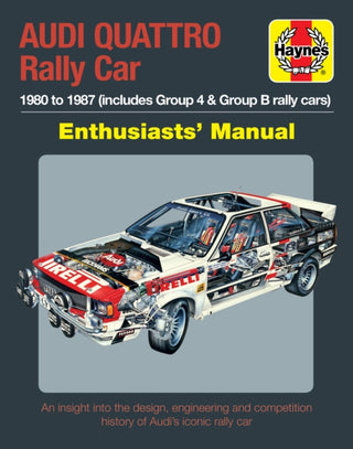 Cover image for 9781785212505 - Audi Quattro Rally Car Manual
