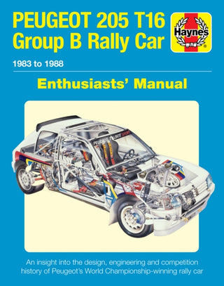 Supplemental image for 9781785212512 - Peugeot 205 T16 Group B Rally Car