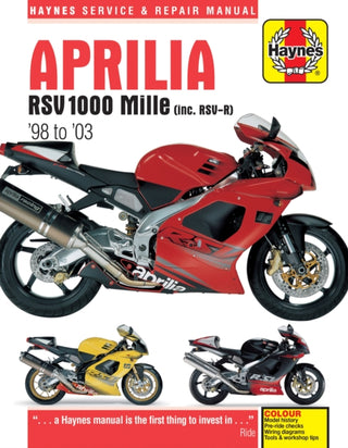 Cover image for 9781785212703 - Aprilia RSV 1000 Mille (98 -03)