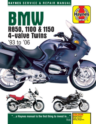 Supplemental image for 9781785212826 - BMW R850, 1100 & 1150 4-valve Twins (93 - 06) Haynes Repair Manual