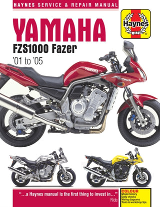 Cover image for 9781785212840 - Yamaha FZS1000 Fazer (01 - 05) Haynes Repair Manual