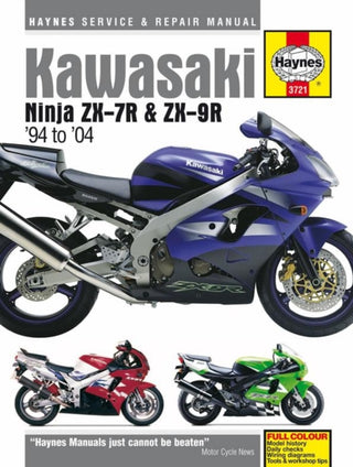 Cover image for 9781785212963 - Kawasaki ZX-7R & ZX-9R Ninja (94 - 04)