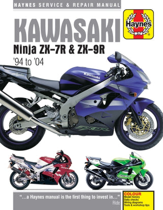 Cover image for 9781785212963 - Kawasaki ZX-7R & ZX-9R Ninja (94 - 04)