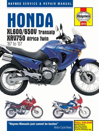 Supplemental image for 9781785213113 - Honda XL600/650 Transalp & XRV750 Africa Twin (87 - 07)