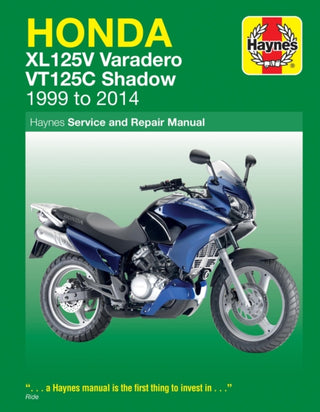 Cover image for 9781785213632 - Honda XL125V Varadero & VT125C Shadow (99-14)