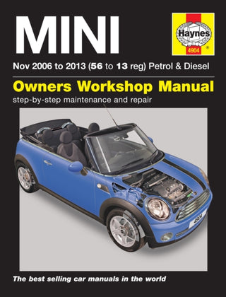 Cover image for 9781785213649 - MINI Petrol & Diesel (Nov 06 - 13) Haynes Repair Manual