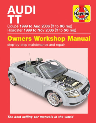 Cover image for 9781785213694 - Audi TT (99 to 06) T to 56 Haynes Repair Manual