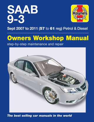 Cover image for 9781785213724 - SAAB 9-3 Petrol & Diesel (07 - 11) Haynes Repair Manual