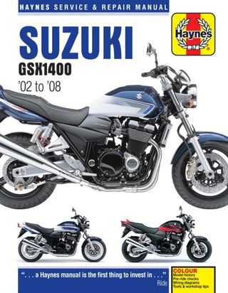 Cover image for 9781785214066 - Suzuki GSX 1400 (02 - 08)