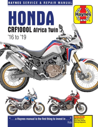 Supplemental image for 9781785214349 - Honda CRF1000L Africa Twin Service & Repair Manual (2016 to 2018)