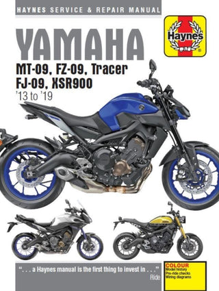Cover image for 9781785214509 - Yamaha MT-09, FZ-09, Tracer, FJ-09, XSR900 (03 -19)