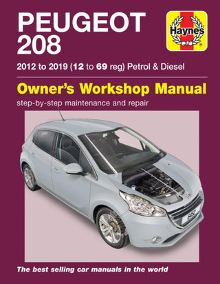 Supplemental image for 9781785214523 - Peugeot 208 petrol & diesel (2012 to 2019) 12 to 69 reg
