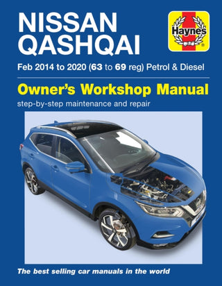 Cover image for 9781785214639 - Nissan Qashqai Petrol & Diesel (Feb '14-'20) 63 to 69